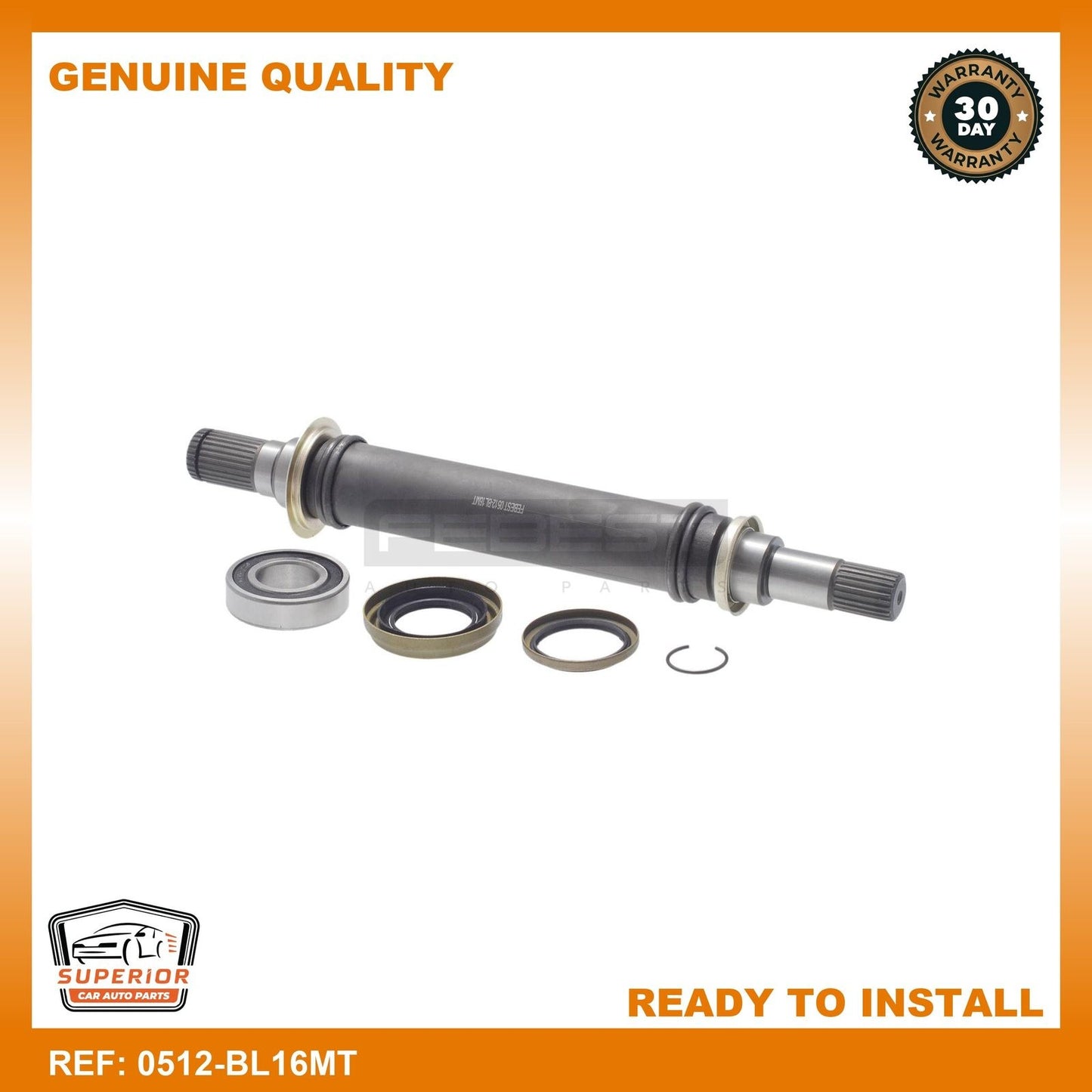 Febest Drive Shaft 0512-BL16MT