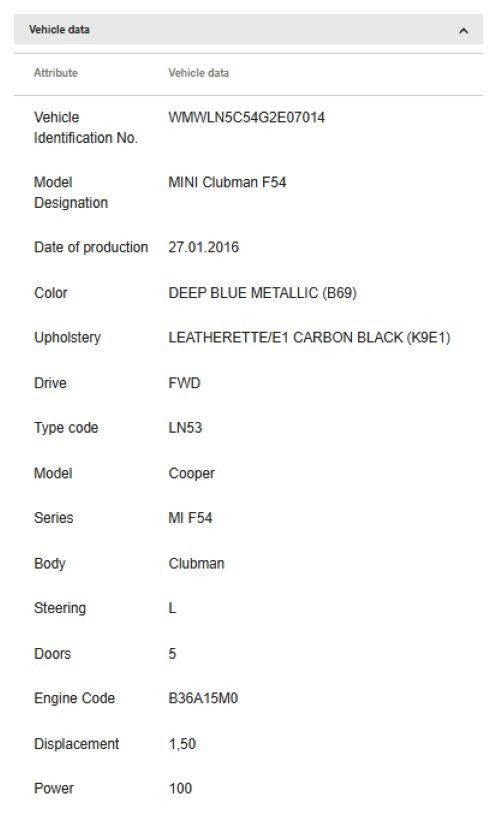 Mini 2017 Mini Cooper Clubman Cold Air Duct Left 64229305675