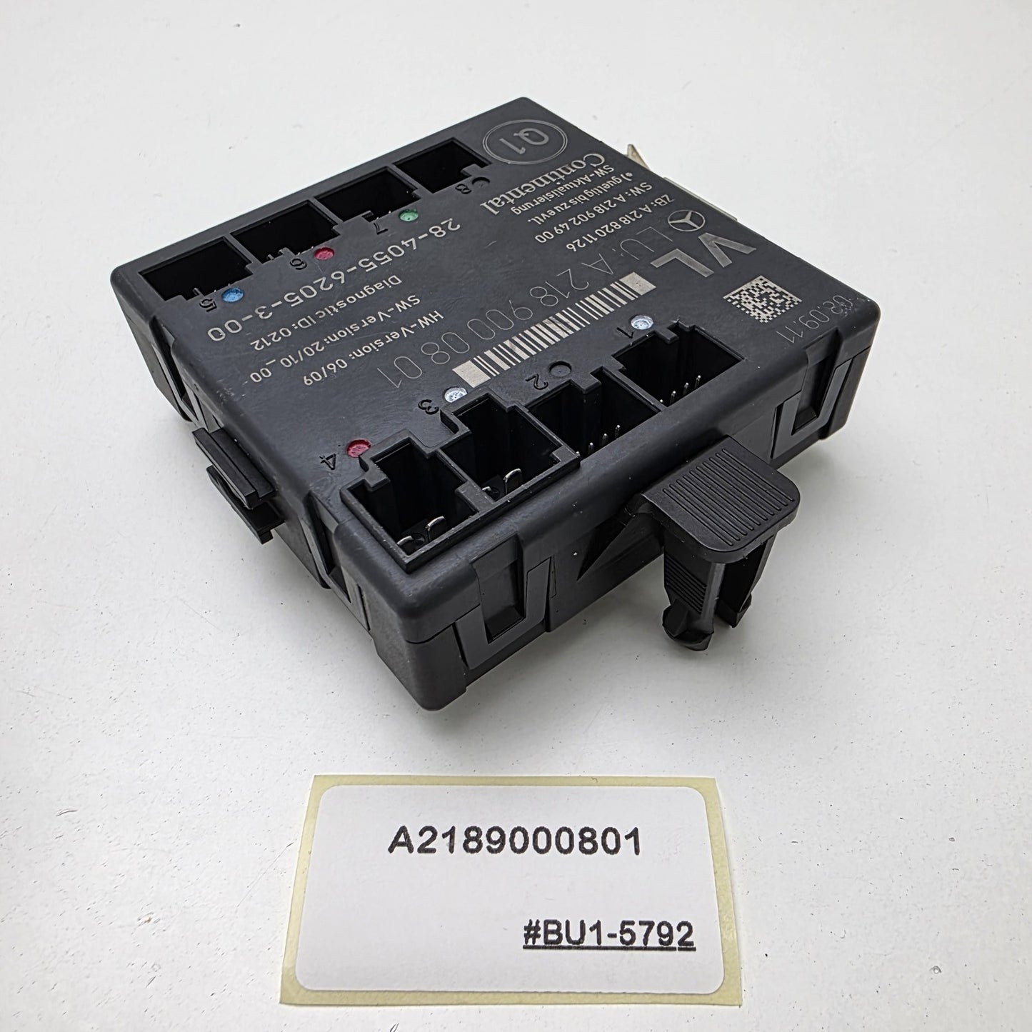 2011-2017 Mercedes-Benz CLS W218 Front Left Door Control Unit A2189000801
