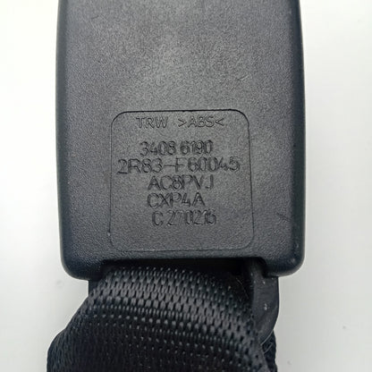 2009-2012 Jaguar XF Rear Left Side & Center Seat Belt Buckle Set 2R83F60045AC