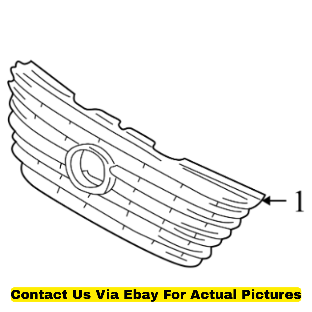 2002 Lexus LS430 Front Bumper Lower Grille Insert Used OEM 5311250090