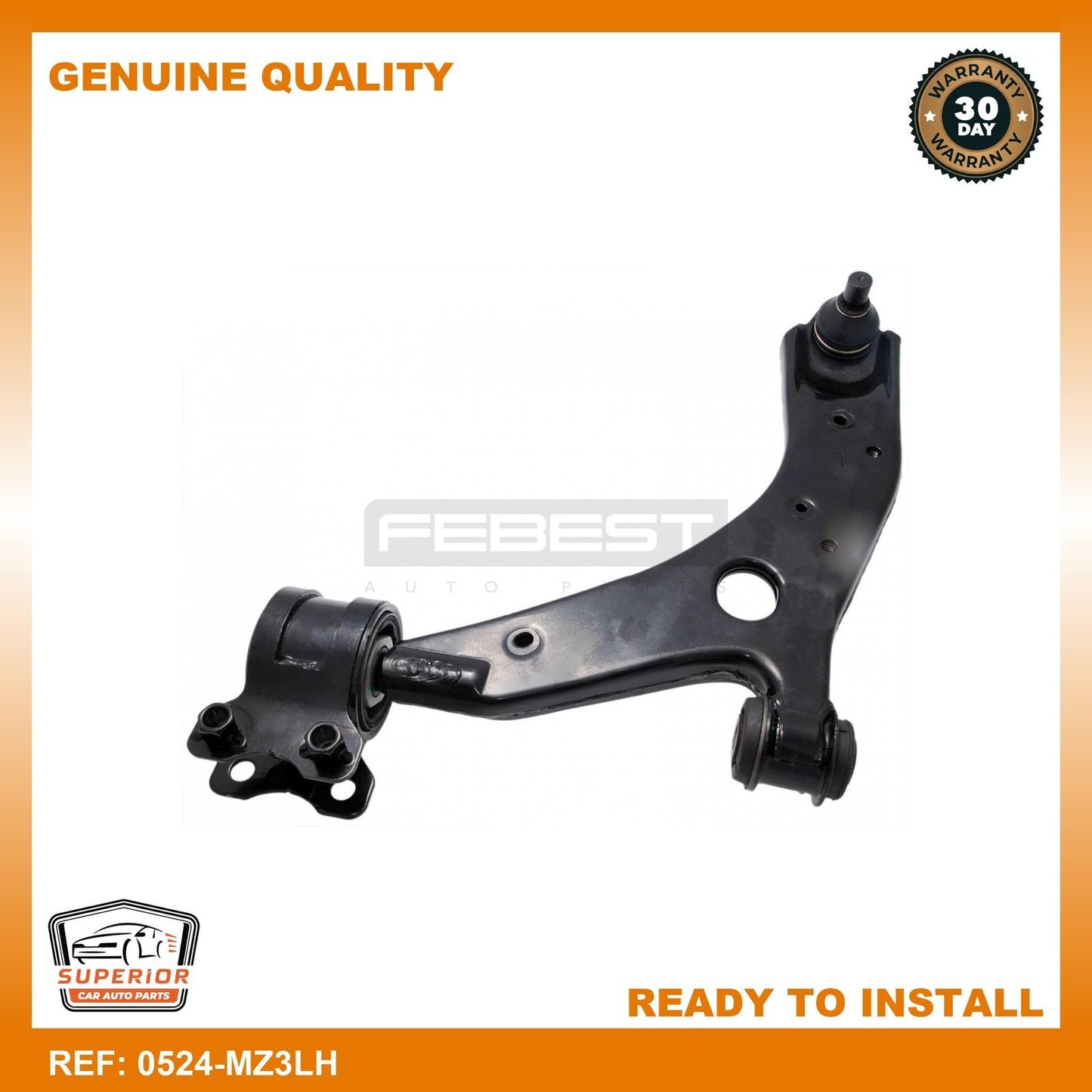 FEBEST 2004-2011 Mazda 3 Track Control Arm 0524-MZ3LH
