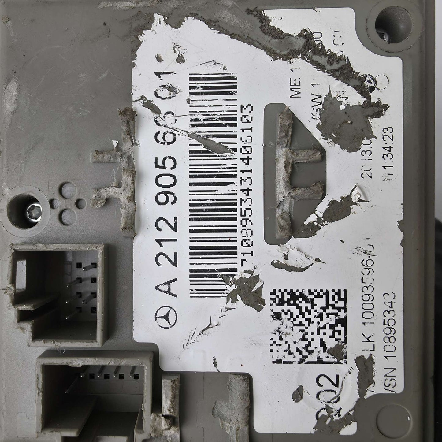 2012-2014 Mercedes W212 Key Reader Ignition Lock Control Module A2129056601