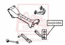 FEBEST 2001-2006 Chrysler Sebring Ball Joint Rear Arm 0420-050