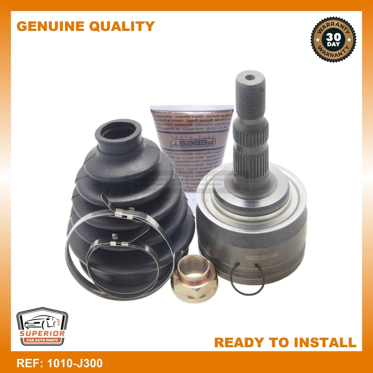 Febest 2010-2016 Chevrolet Cruze Outer CV Joint 1010-J300