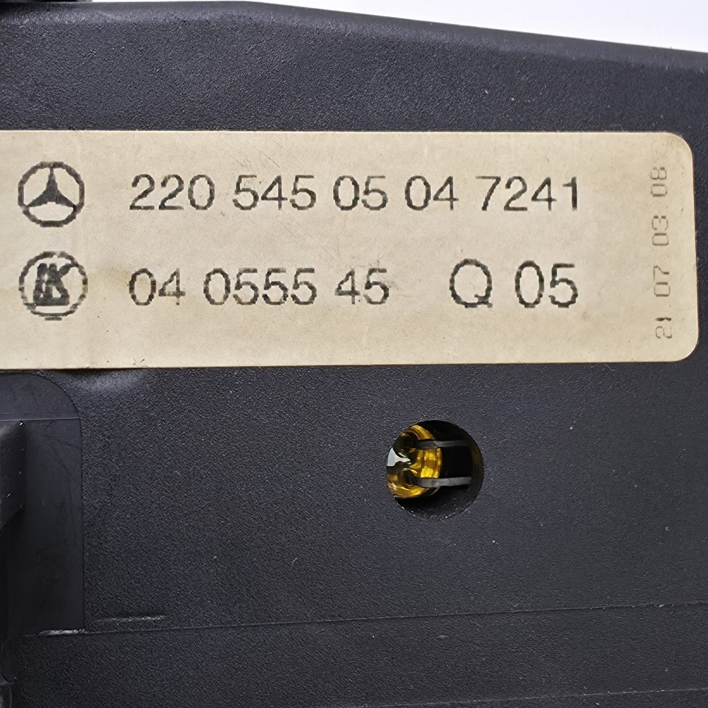 1998-2005 Mercedes-Benz W220 HEADLIGHT SWITCH 2205450504