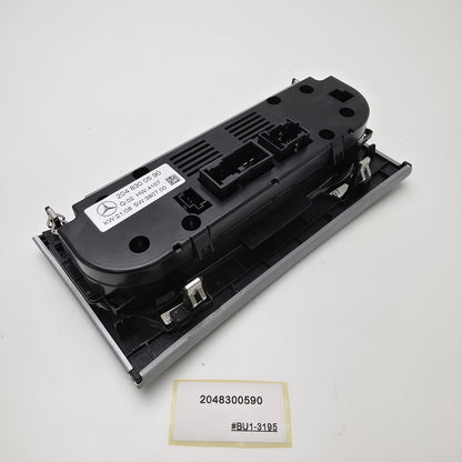 2008-2011 Mercedes-Benz C-Class Climate Control Panel 2048300590