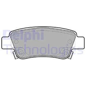 DELPHI HONDA Brake Pad Set, Disc Brake LP2047