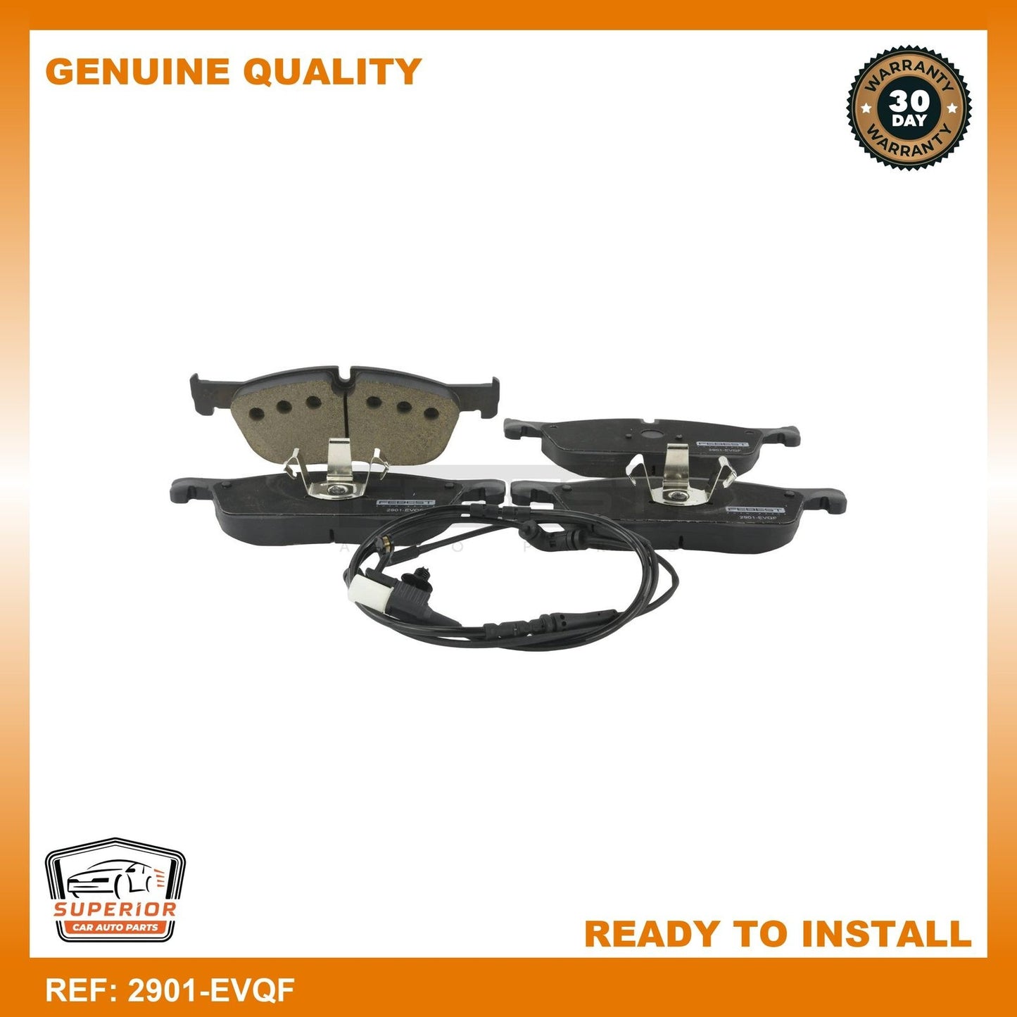 FEBEST 2015 Jaguar XF Pad Kit Disc Brake Front 2901-EVQF