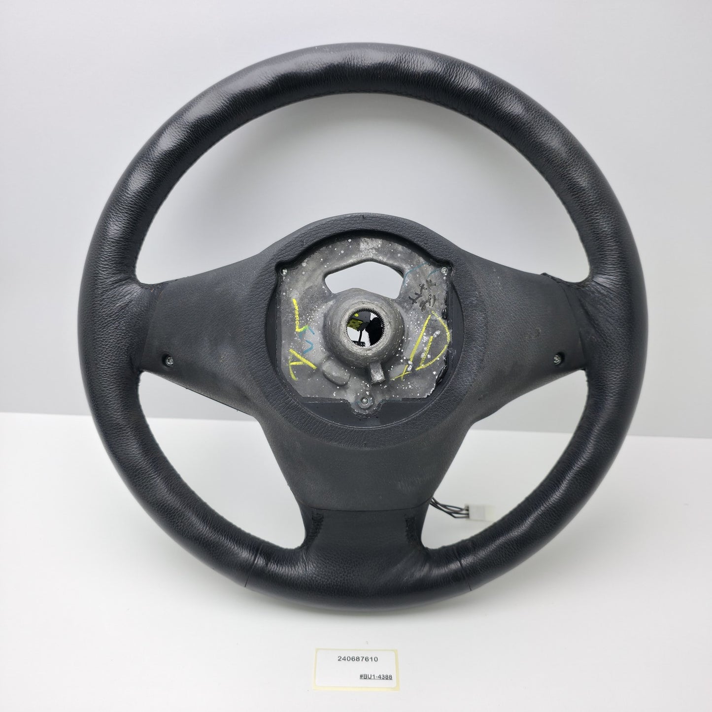 2007-2013 BMW X5 Steering Wheel Leather Black 240687610