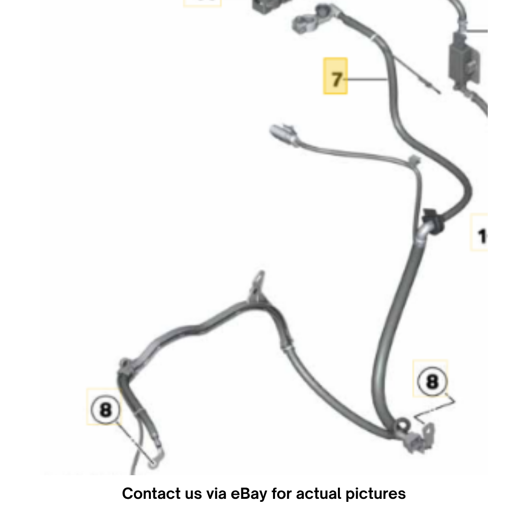 2012 Mini Cooper Positive Battery Lead / Cable Used OEM 12427627853
