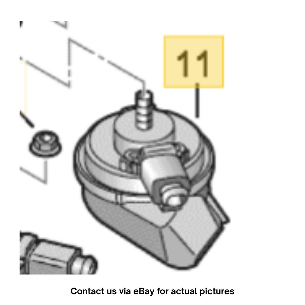 2012-2018 Audi A6 Low‑Tone Horn Used OEM 4H0951221