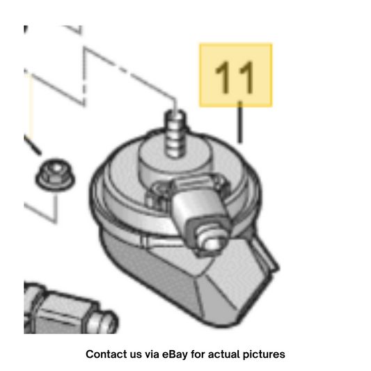 2012-2018 Audi A6 Low‑Tone Horn Used OEM 4H0951221