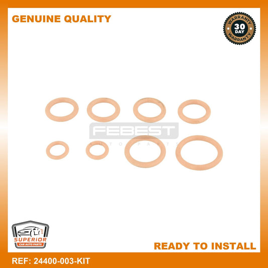 Febest 2018 Renault Captur Seal O-Ring A/C Line 24400-003-KIT