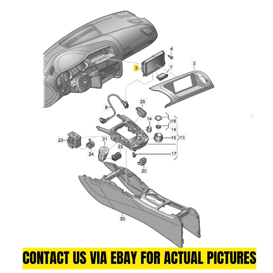 Audi 2013-2016 A4 Gps Navigation System 8R0919604A