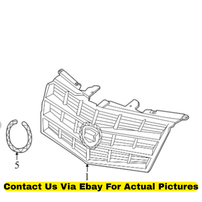 2011 Cadillac CTS Grille & Grille Emblem Used OEM 20995556