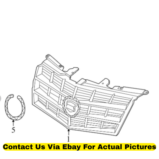 2011 Cadillac CTS Grille & Grille Emblem Used OEM 20995556