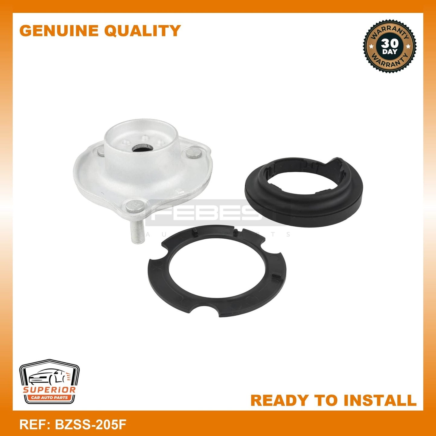 FEBEST Mercedes-Benz Front Shock Absorber Mounting BZSS-205F