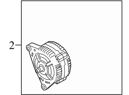 2010 Audi A4 Alternator Used OEM 06H903016LX