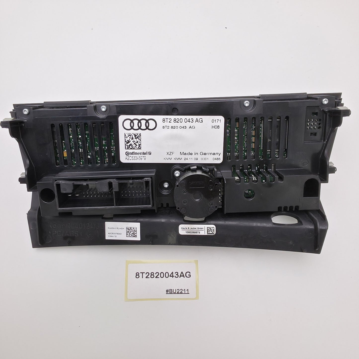 2007-2016 Audi S4 Climate Control Panel Heater Control 8T2820043AG