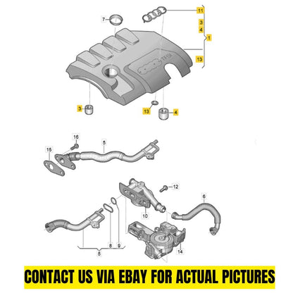 Audi 2009-2016 A4 Engine Cover 06J103925AG