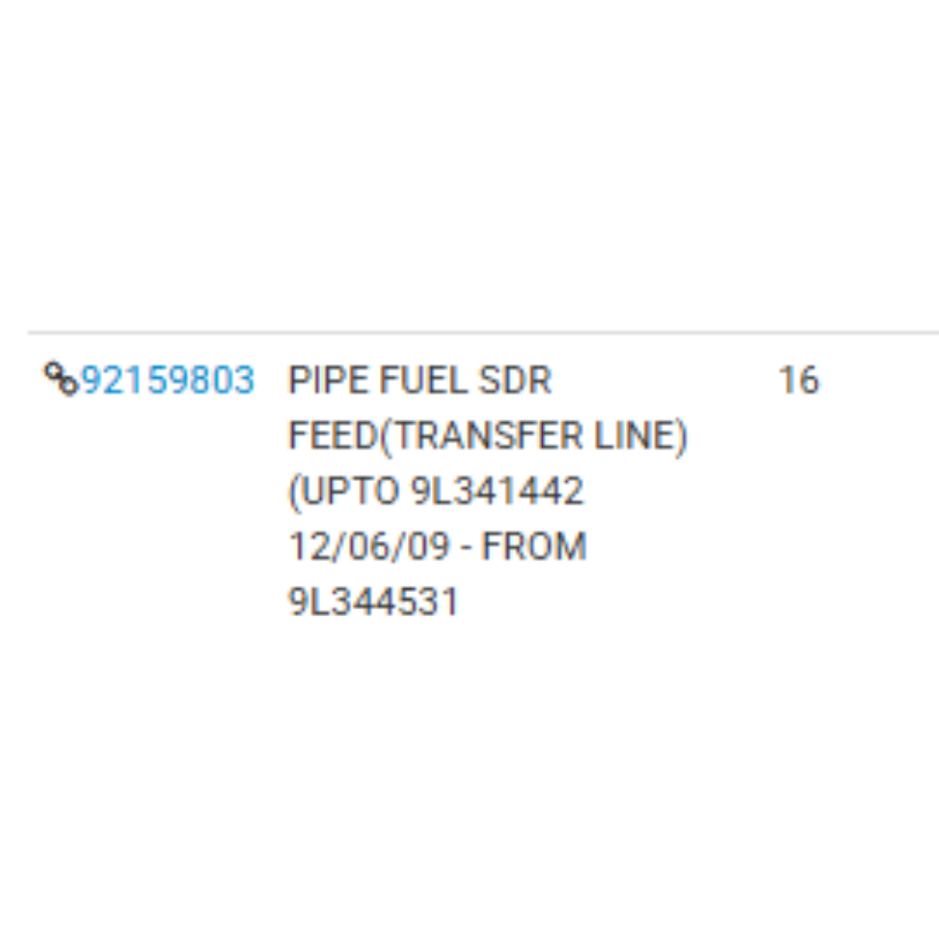 2009-2015 Chevrolet Lumina Fuel Sender Feed Pipe Used OEM 92159803