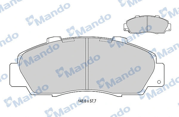 MANDO 1994-2013 Honda Accord Brake Pad Set MBF015535