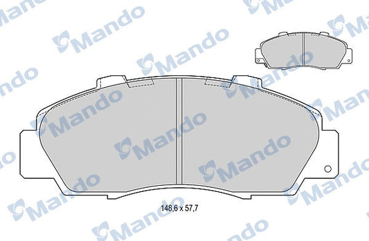 MANDO 1994-2013 Honda Accord Brake Pad Set MBF015535