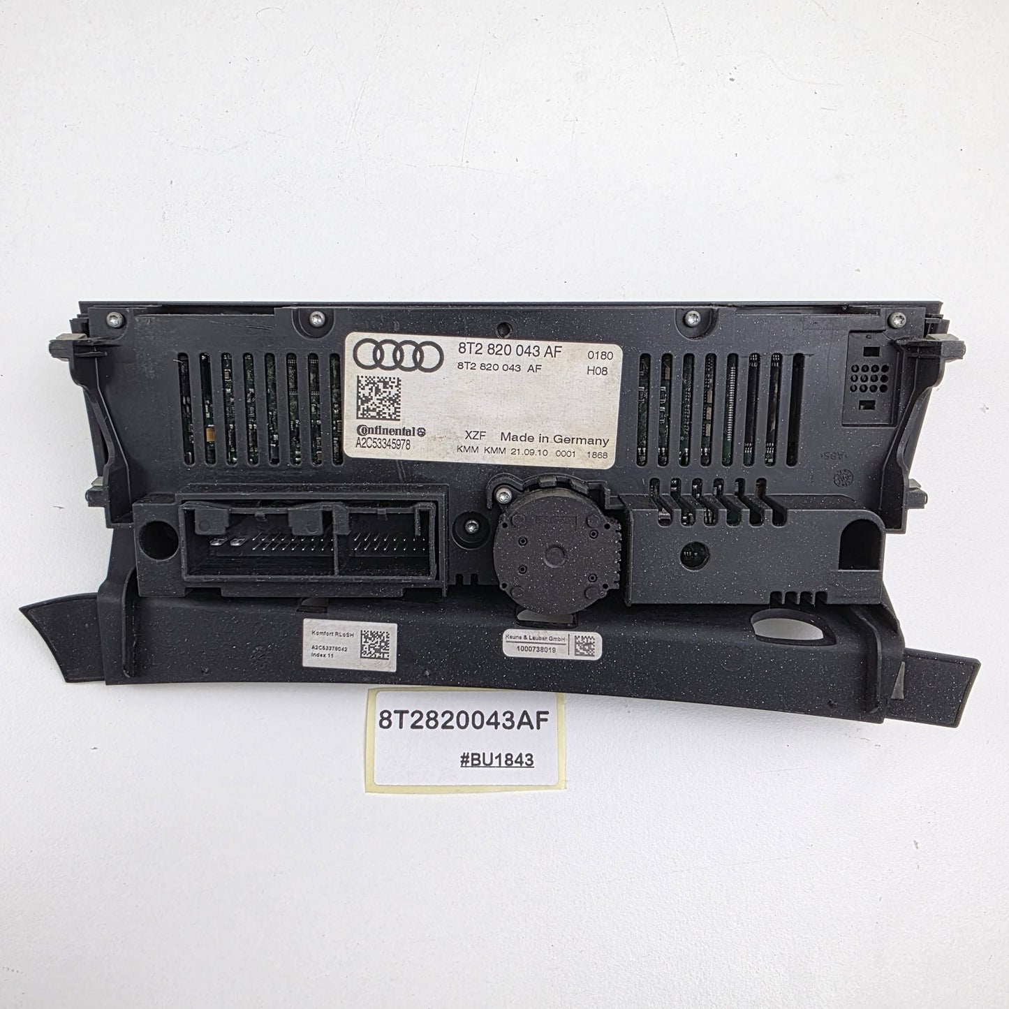 2007-2015 Audi A5 Heater Climate Control Unit 8T2820043AF