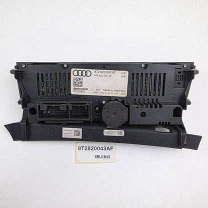 2007-2015 Audi A5 Heater Climate Control Unit 8T2820043AF