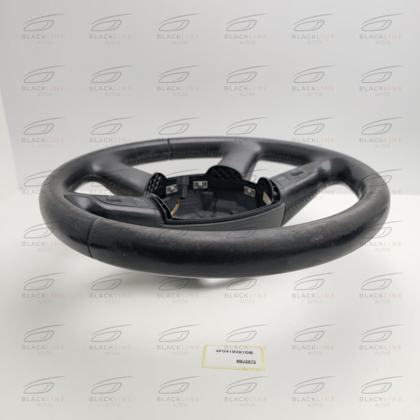 2005-2015 Audi Q7 4-Spoke Leather Multifunction Steering Wheel 4F0419091DB