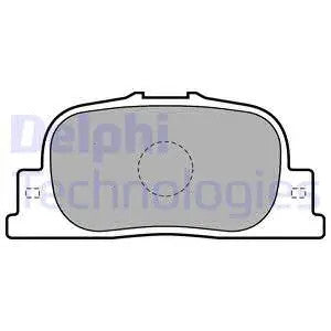 DELPHI 2001-2006 Toyota Camry Disc Brake Pad Set LP1740