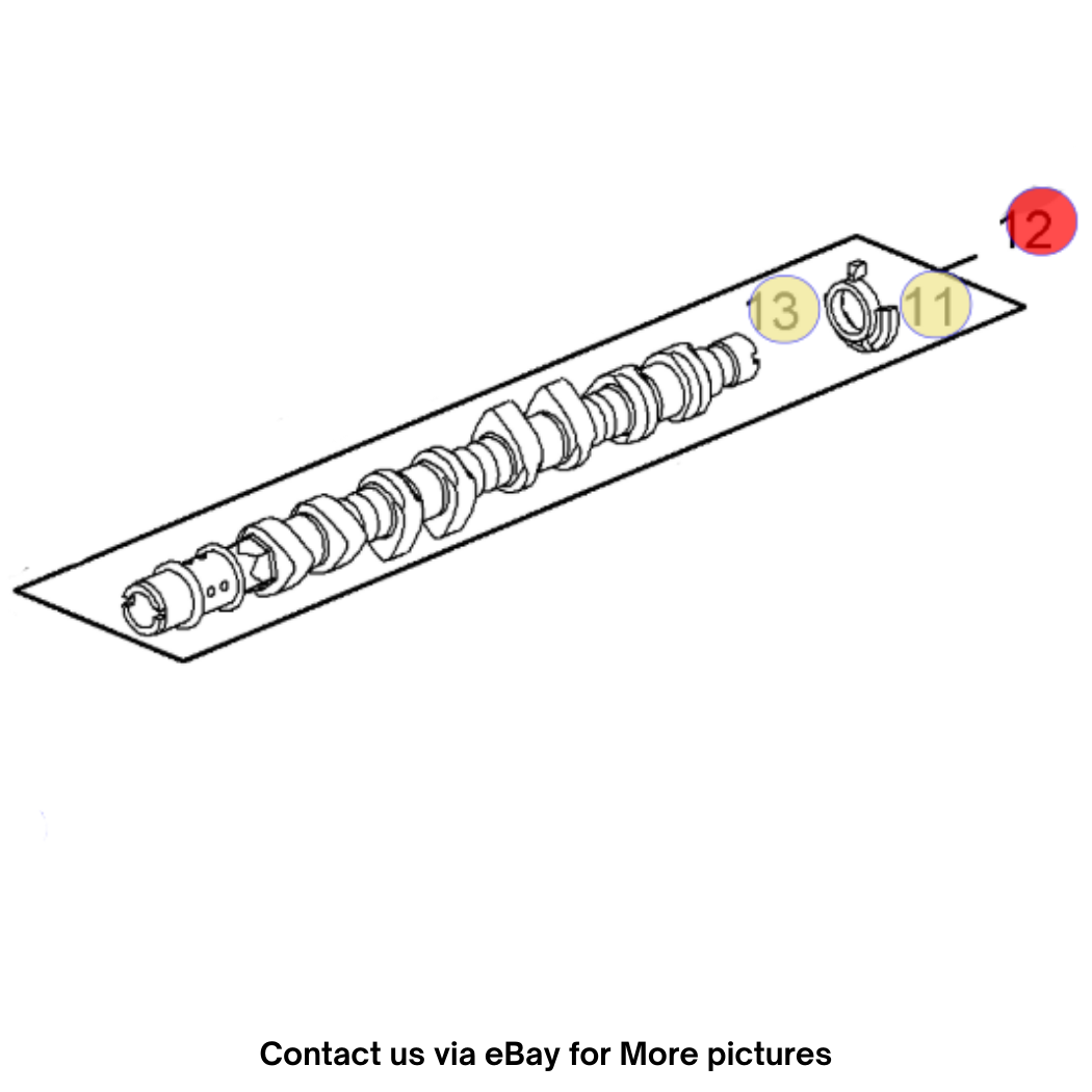 2010 Chevrolet Cruze Exhaust Camshaft Used OEM 55561748