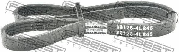 FEBEST 1987-1992 Toyota Corolla Poly-V Belt 4 Ribs 88126-4L845