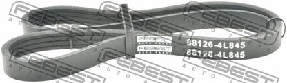 FEBEST 1987-1992 Toyota Corolla Poly-V Belt 4 Ribs 88126-4L845