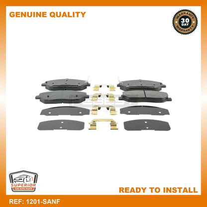 FEBEST 2006-2012 Hyundai Santa Fe Pad Kit Disc Brake Front 1201-SANF