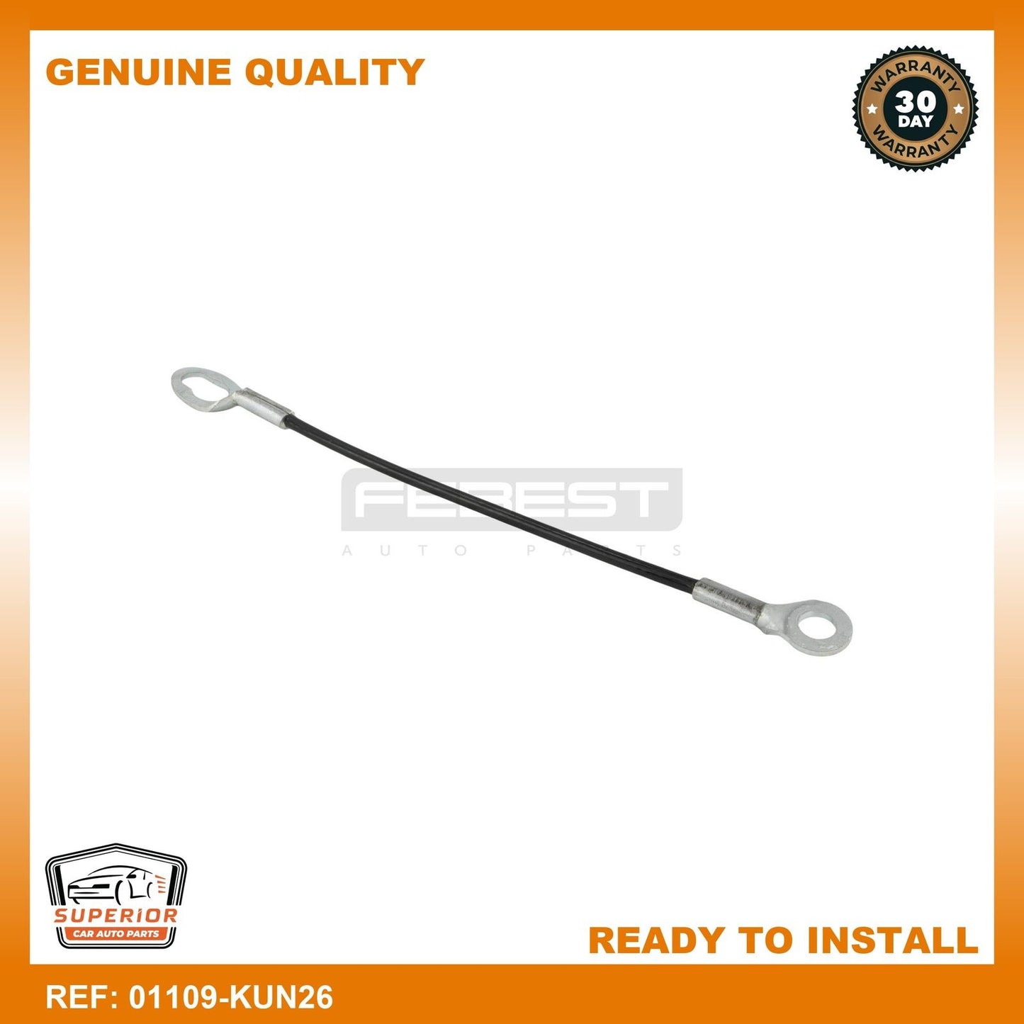 Febest 2005-2012 Toyota Hilux Holder, Tail Gate 01109-KUN26