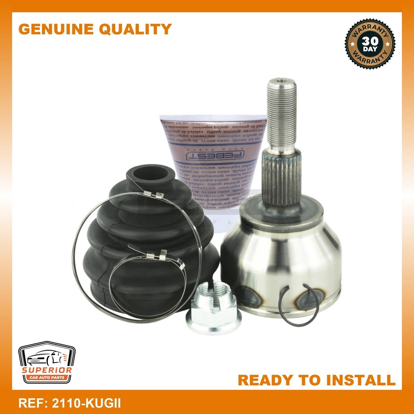 FEBEST 2015 Ford C-Max Outer Cv Joint 2110-KUGII