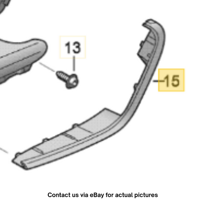 2012 Audi A4 Rear Left Door Armrest Trim Panel Used OEM 8K0868823