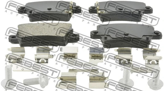 FEBEST HONDA Pad Kit, Disc Brake, Rear 0301-FDR