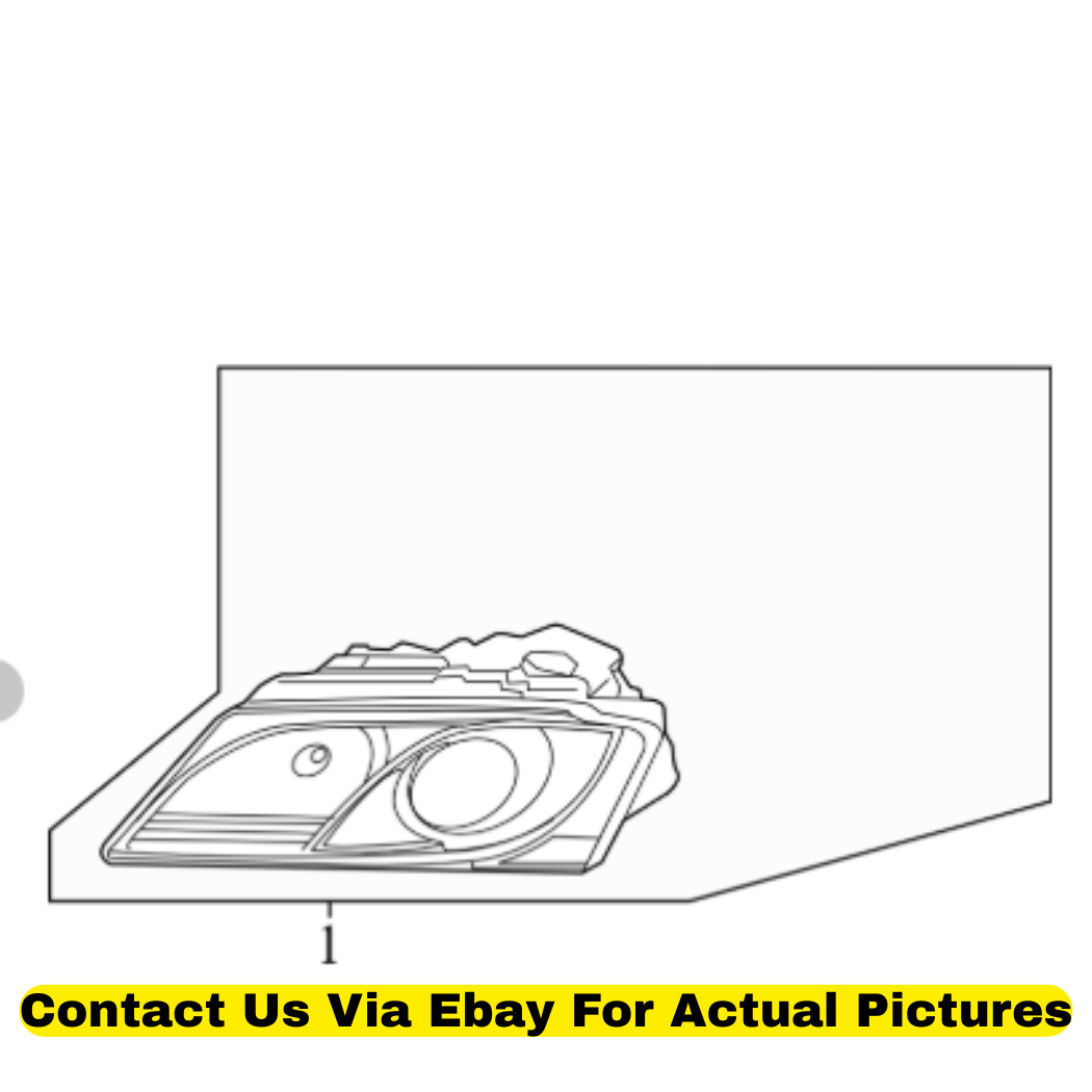 2012 Audi Q5 Left & Right Headlight Assemblies Used
