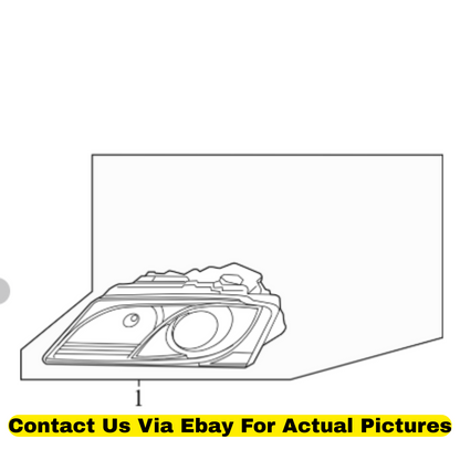 2012 Audi Q5 Left & Right Headlight Assemblies Used