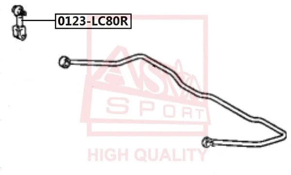 Febest 96-97 Lexus LX450 Rear Stabilizer Link 0123-LC80R