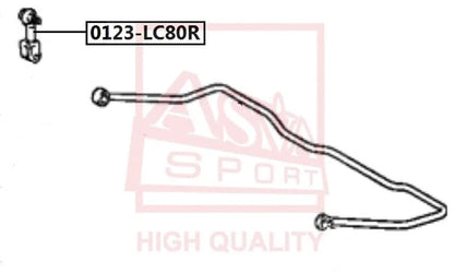 Febest 96-97 Lexus LX450 Rear Stabilizer Link 0123-LC80R