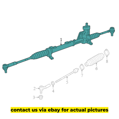 2014 Volkswagen Jetta Rack and Pinion Steering Used OEM 5C1422055K