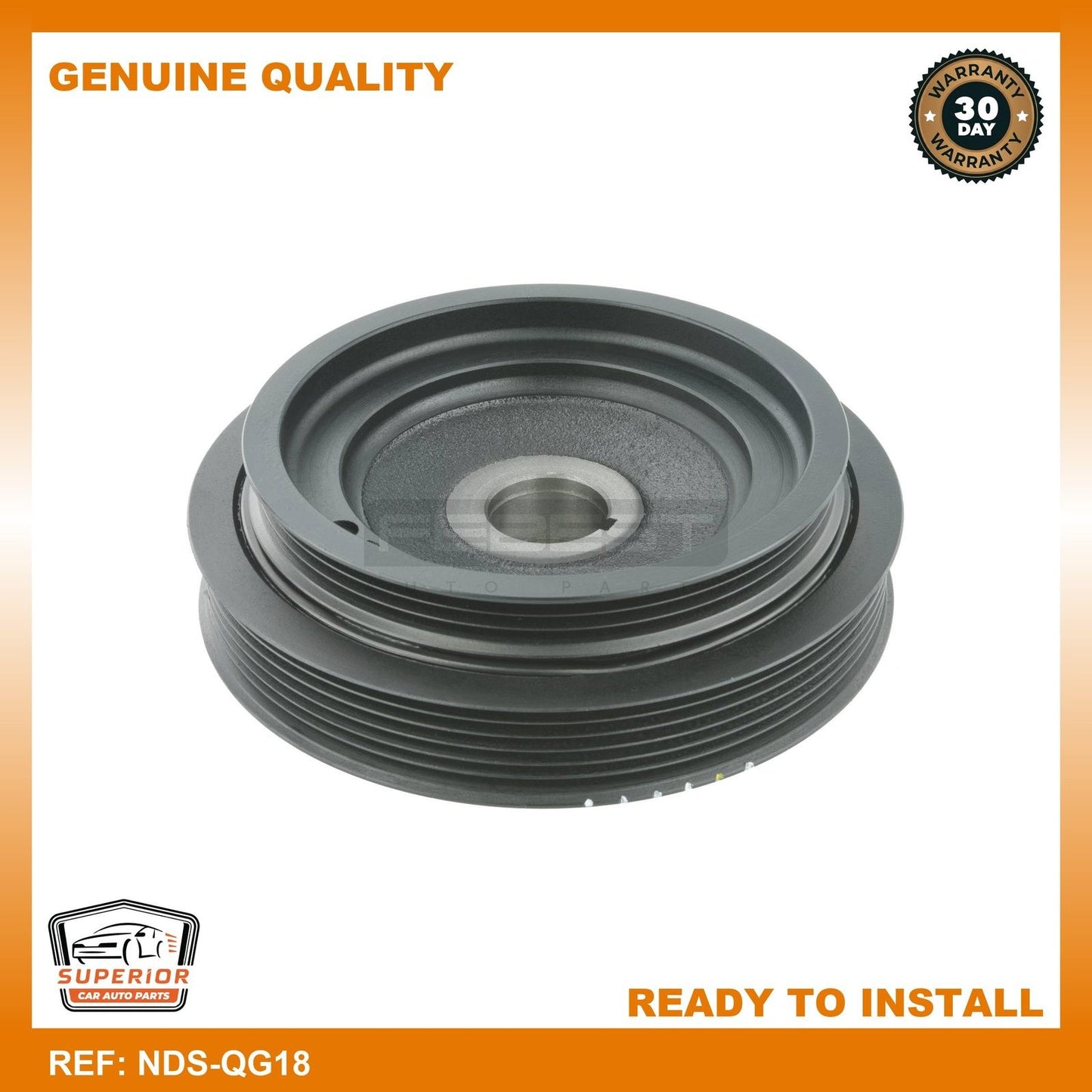 FEBEST Crankshaft Pulley NDS-QG18