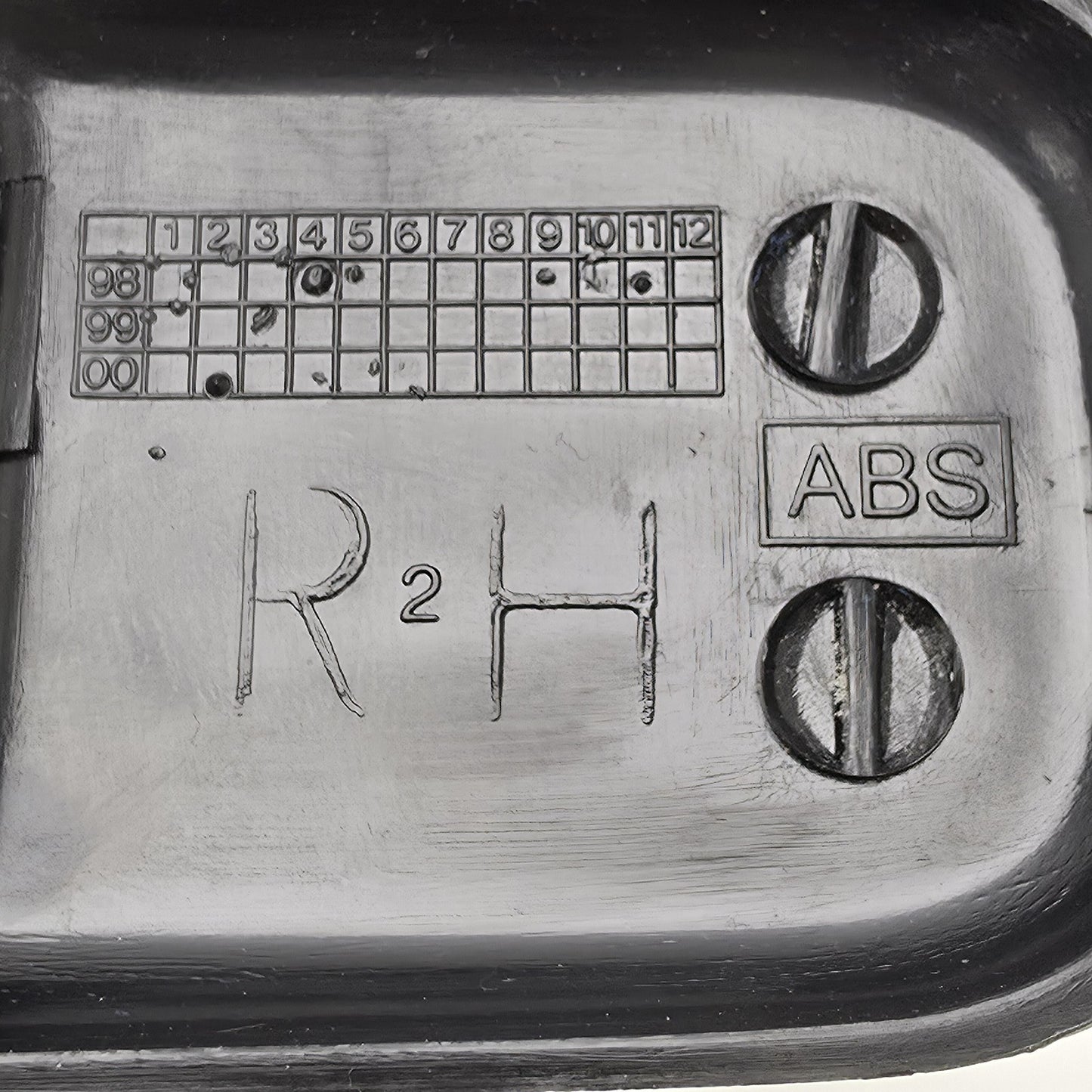 2008-2011 Jaguar XF Rear seat backrest lock Cover Trim 93BBF61348