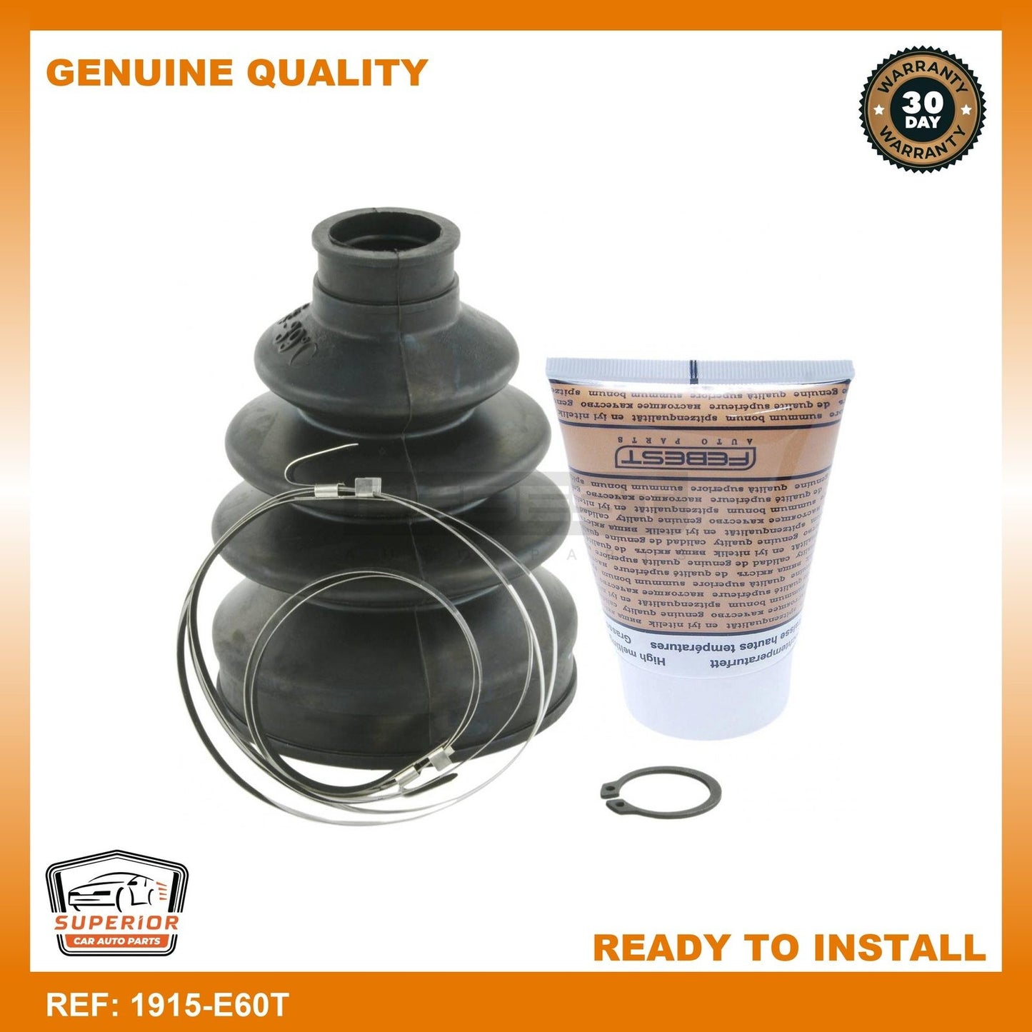 Febest Boot Inner Cv Joint Kit 1915-E60T
