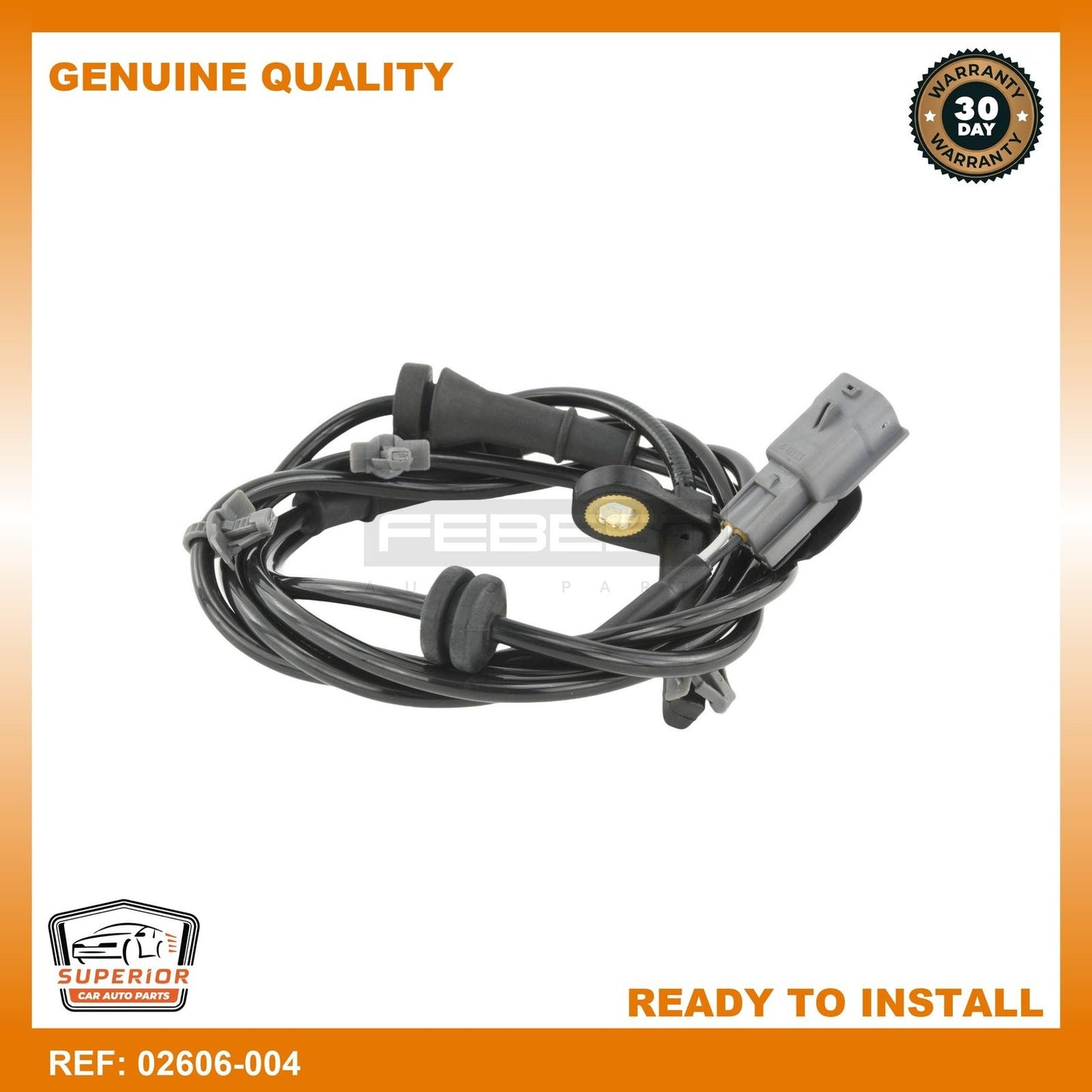 FEBEST 2011-2017 Nissan Juke Abs Sensor Front 02606-004