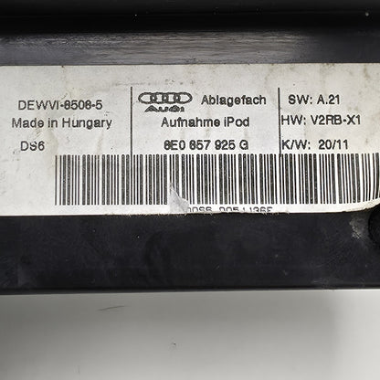 2004-2015 Audi A3 Glove Box Storage Bin / Ipod Dock 8E0857925G